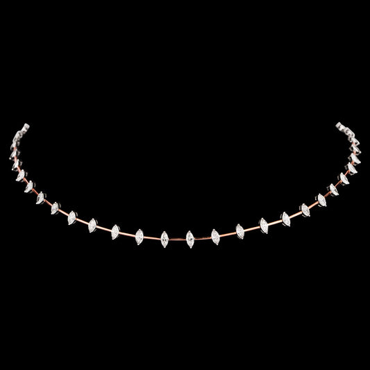 18K Two Tone Gold Diamond Jewellery - 3.03ct VVS-VS-GH
