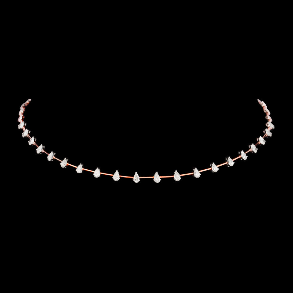 18K Two Tone Gold Diamond Jewellery - 2.95ct VVS-VS-IJ