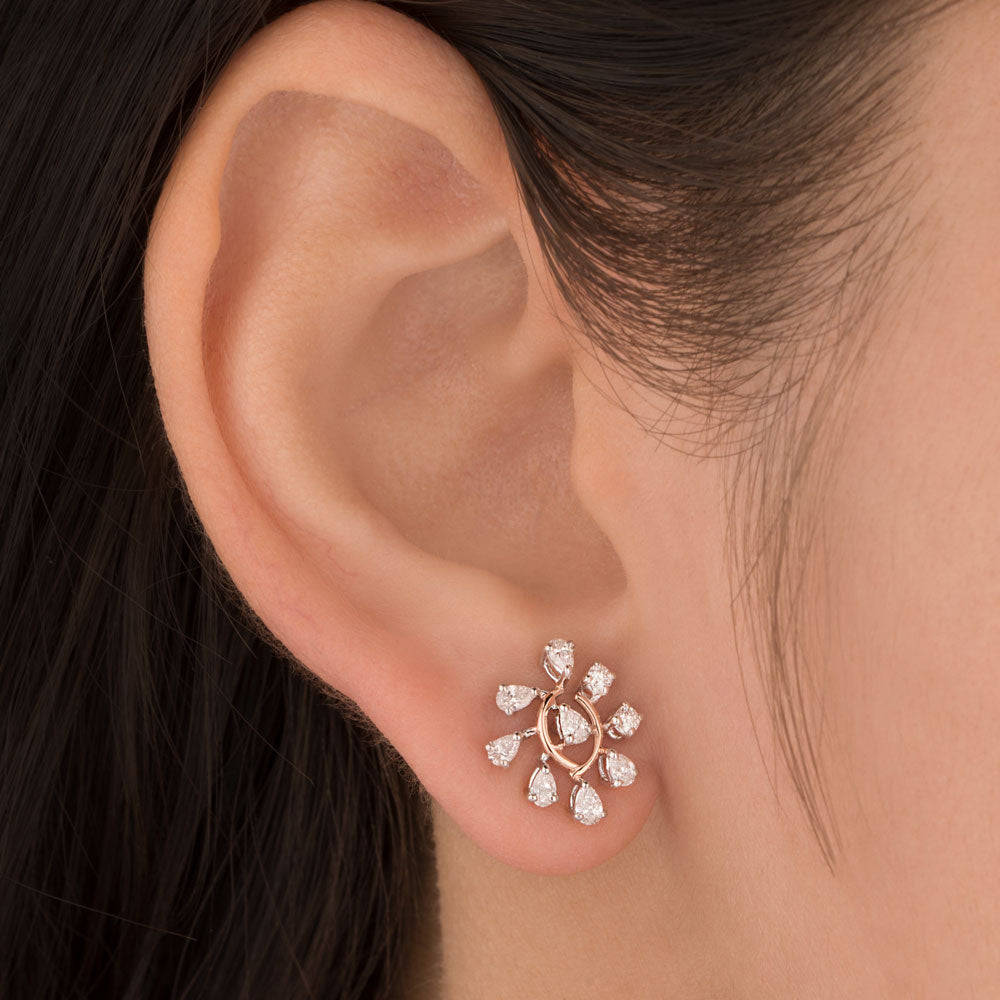 18K Two Tone Gold Diamond Jewellery - 0.63ct VVS-EF