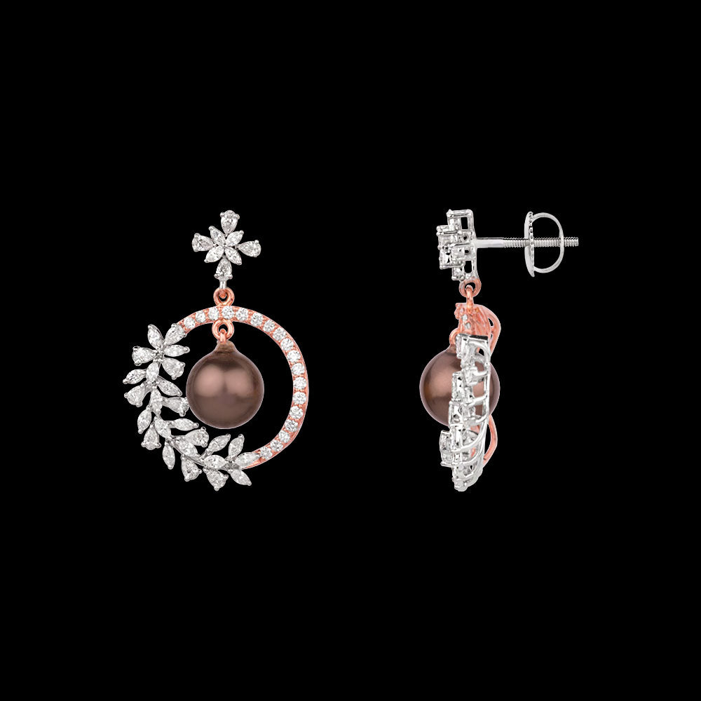 18K Two Tone Gold Diamond Jewellery - 2.417ct VVS-VS-EF with Colour Stones