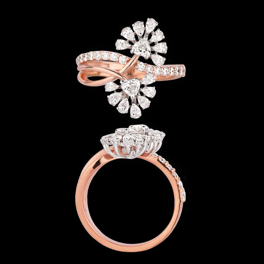 18K White Gold Diamond Ring - 1.23ct VVS-VS-EF