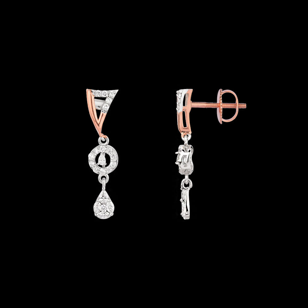18K Two Tone Gold Diamond Jewellery - 0.83ct VVS-EF