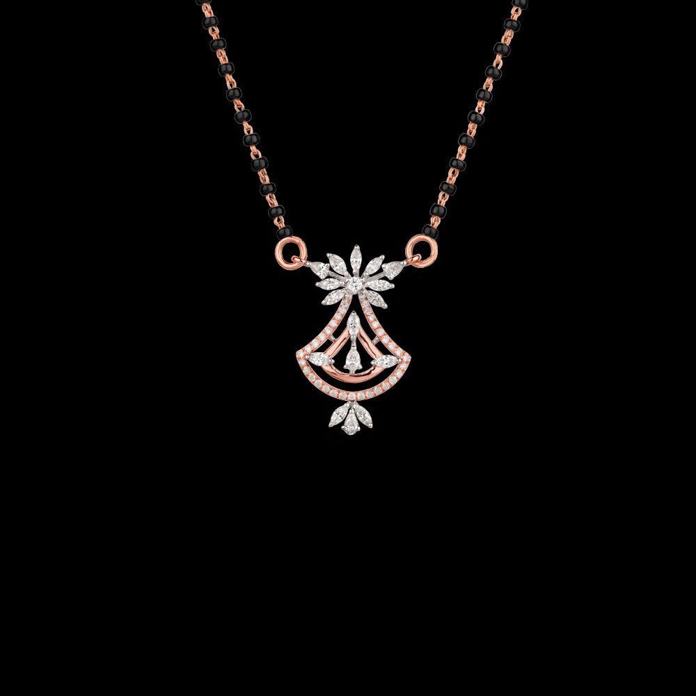 18K Two Tone Gold Diamond Tanmaniya - 0.69ct VVS-VS-EF