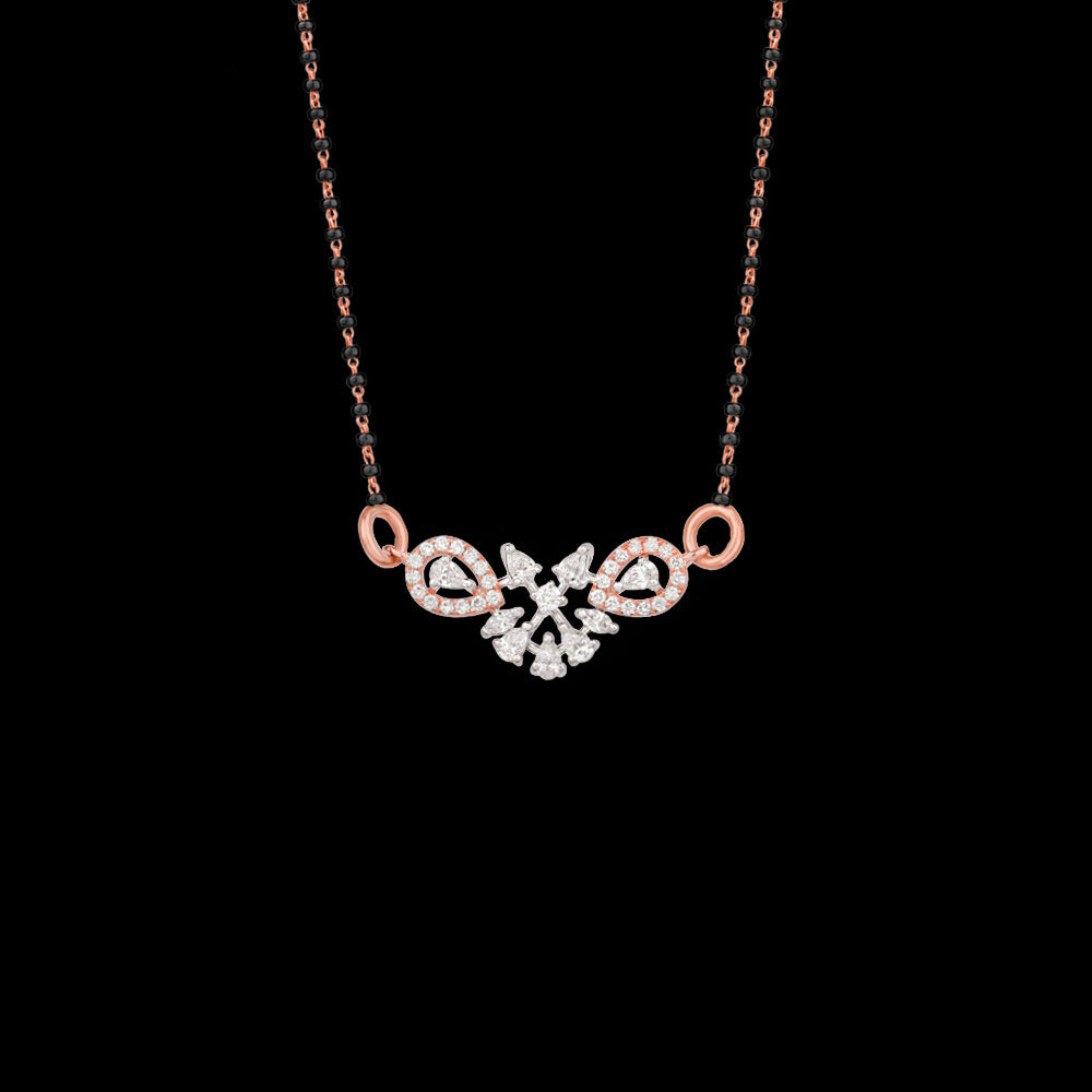 18K Two Tone Gold Diamond Tanmaniya - 0.48ct VVS-EF