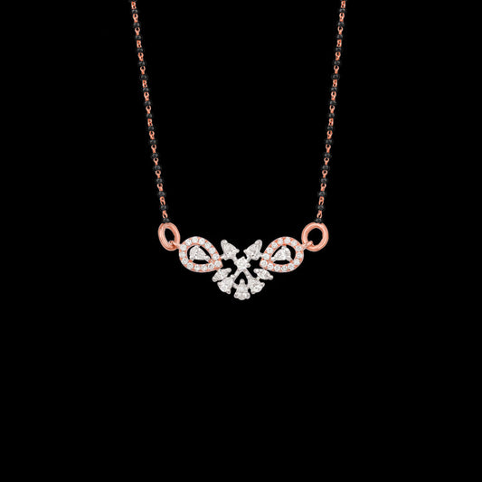 18K Two Tone Gold Diamond Tanmaniya - 0.48ct VVS-EF