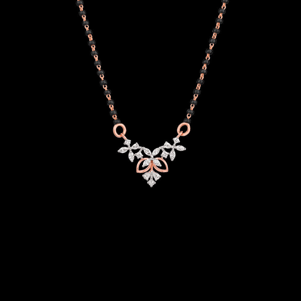 18K Two Tone Gold Diamond Tanmaniya - 0.46ct VVS-VS-EF