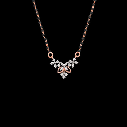 18K Two Tone Gold Diamond Tanmaniya - 0.46ct VVS-VS-EF
