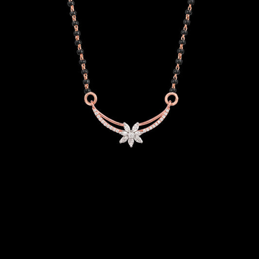 18K Two Tone Gold Diamond Tanmaniya - 0.365ct VVS-VS-EF