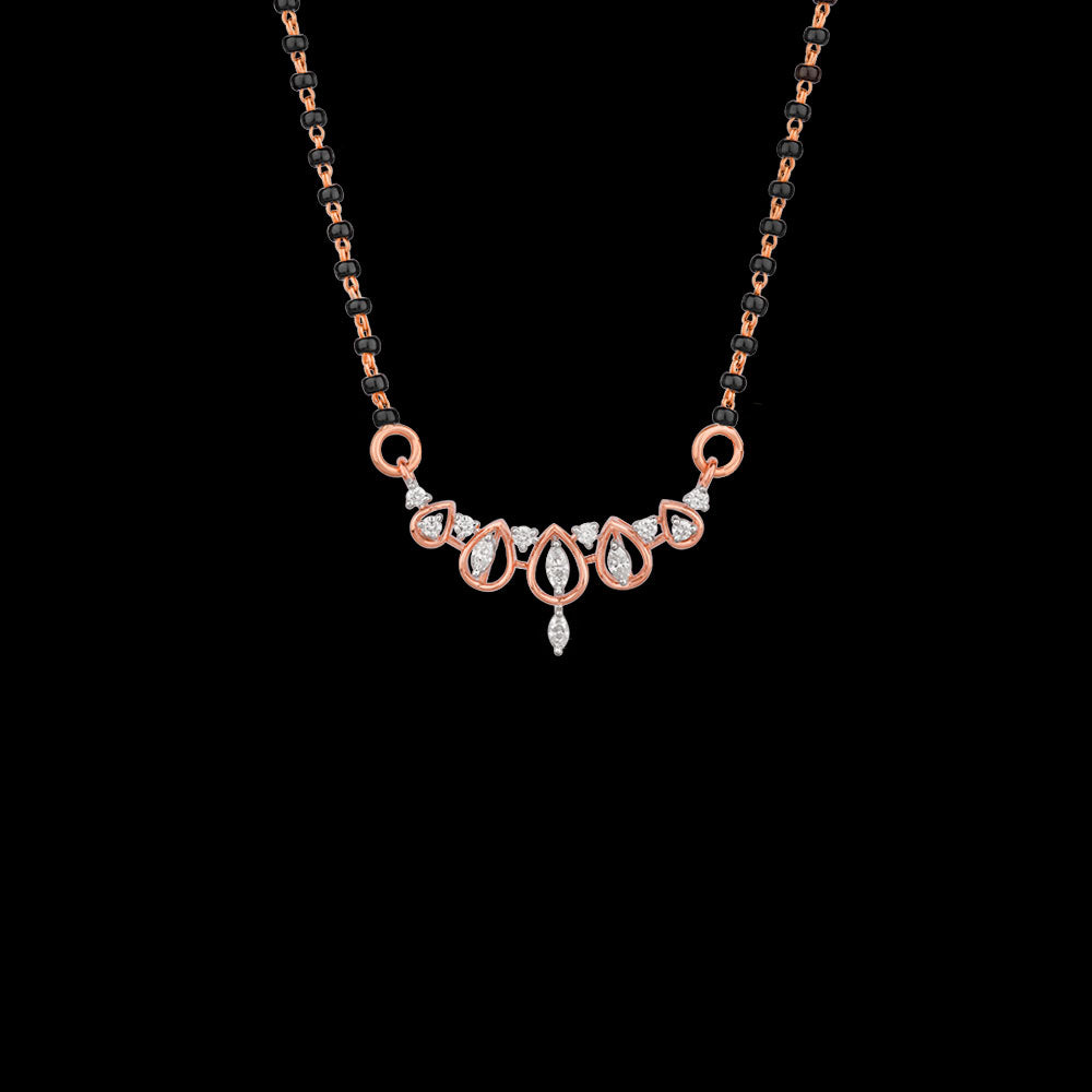 18K Two Tone Gold Diamond Tanmaniya - 0.323ct VVS-VS-EF
