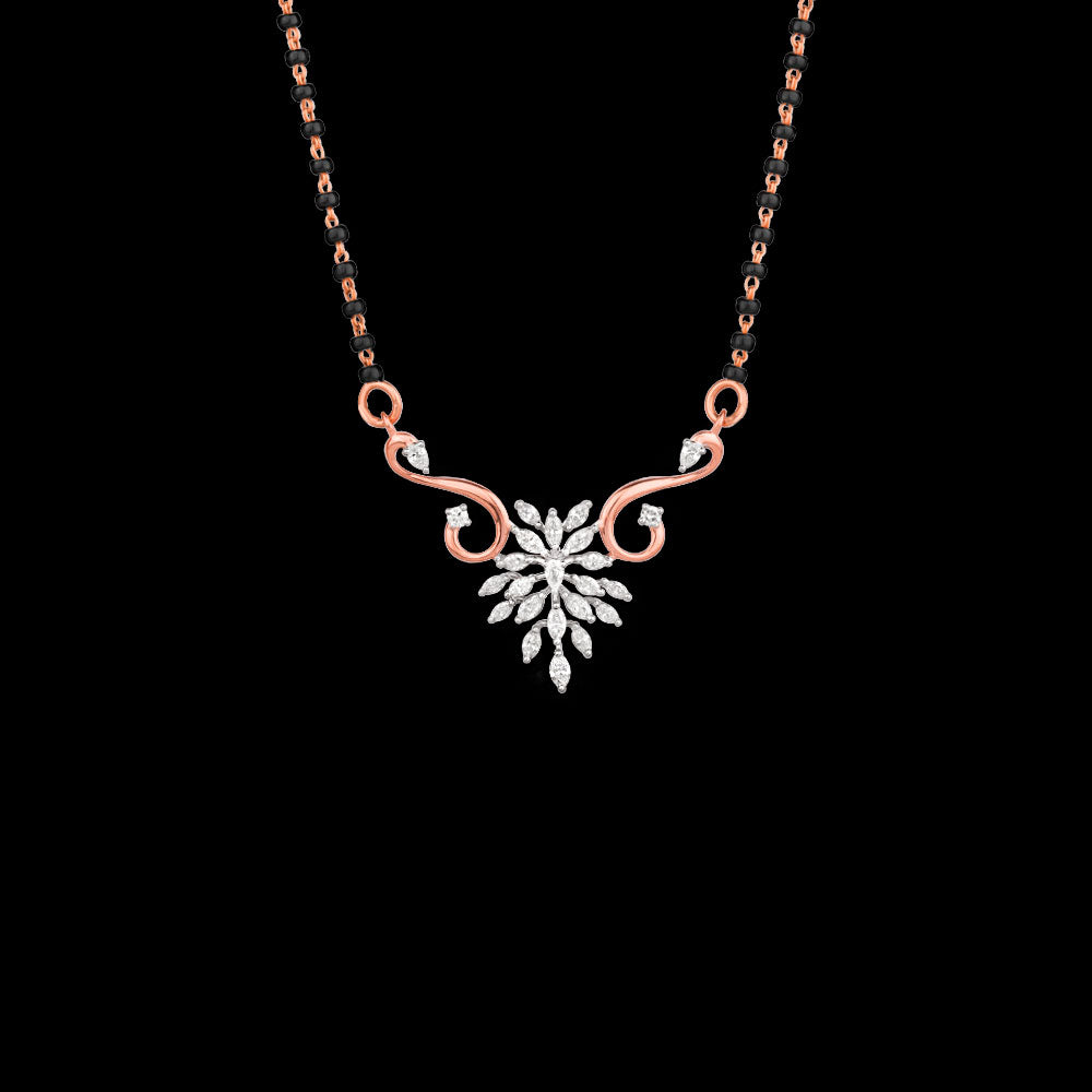 18K Rose Gold Diamond Tanmaniya - 0.77ct VVS-EF