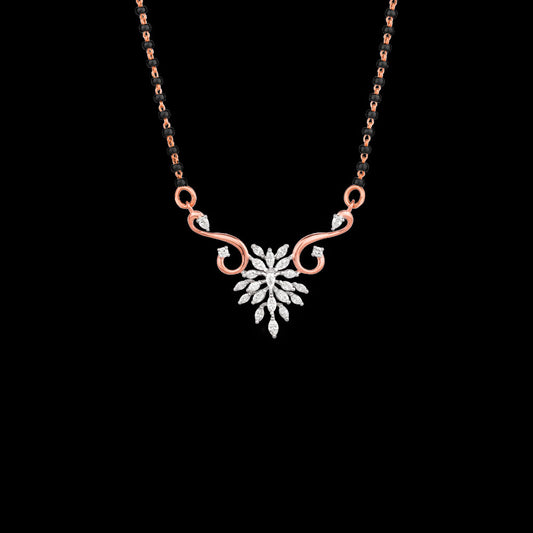 18K Rose Gold Diamond Tanmaniya - 0.77ct VVS-EF