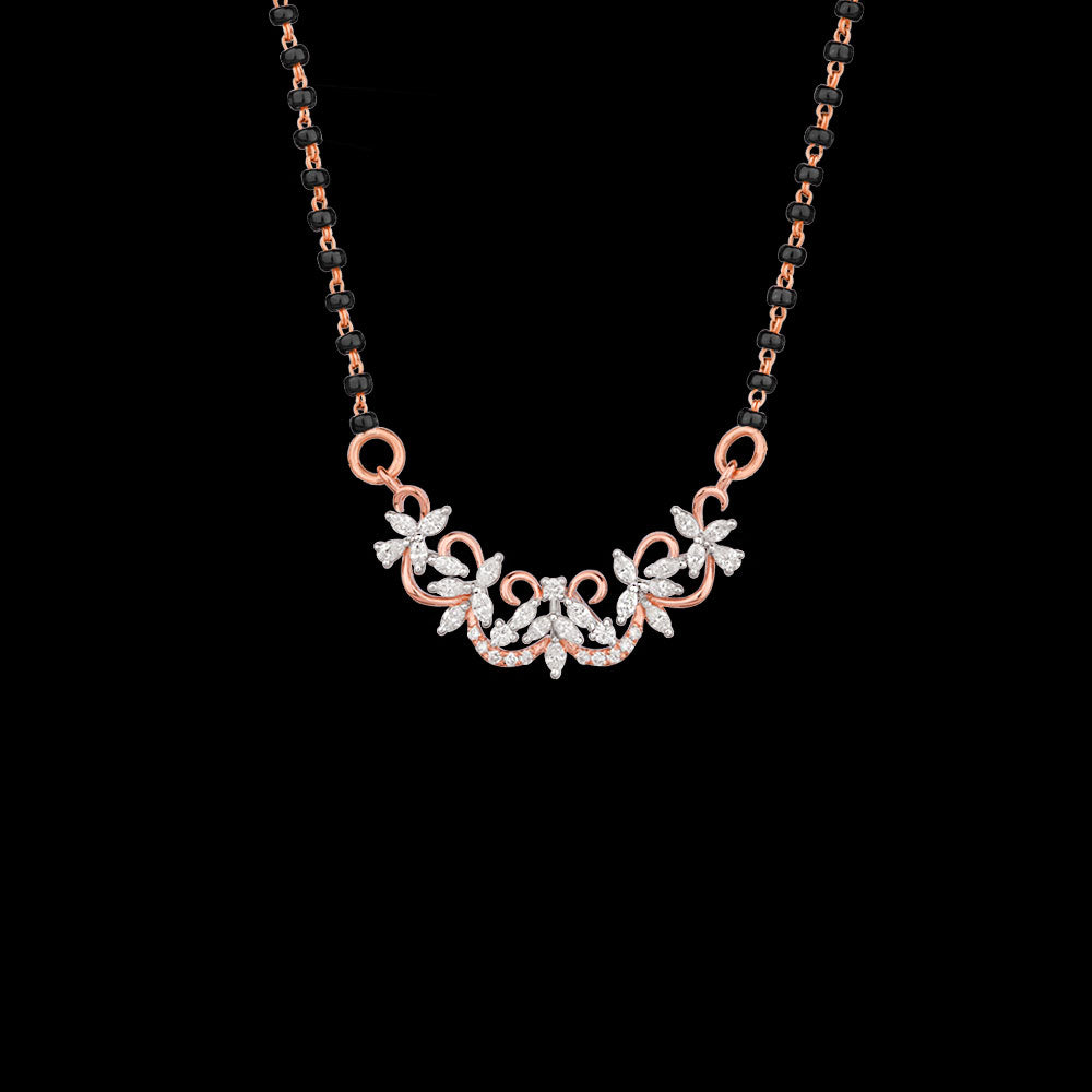 18K Two Tone Gold Diamond Tanmaniya - 0.593ct VVS-VS-EF