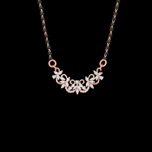 18K Two Tone Gold Diamond Tanmaniya - 0.593ct VVS-VS-EF
