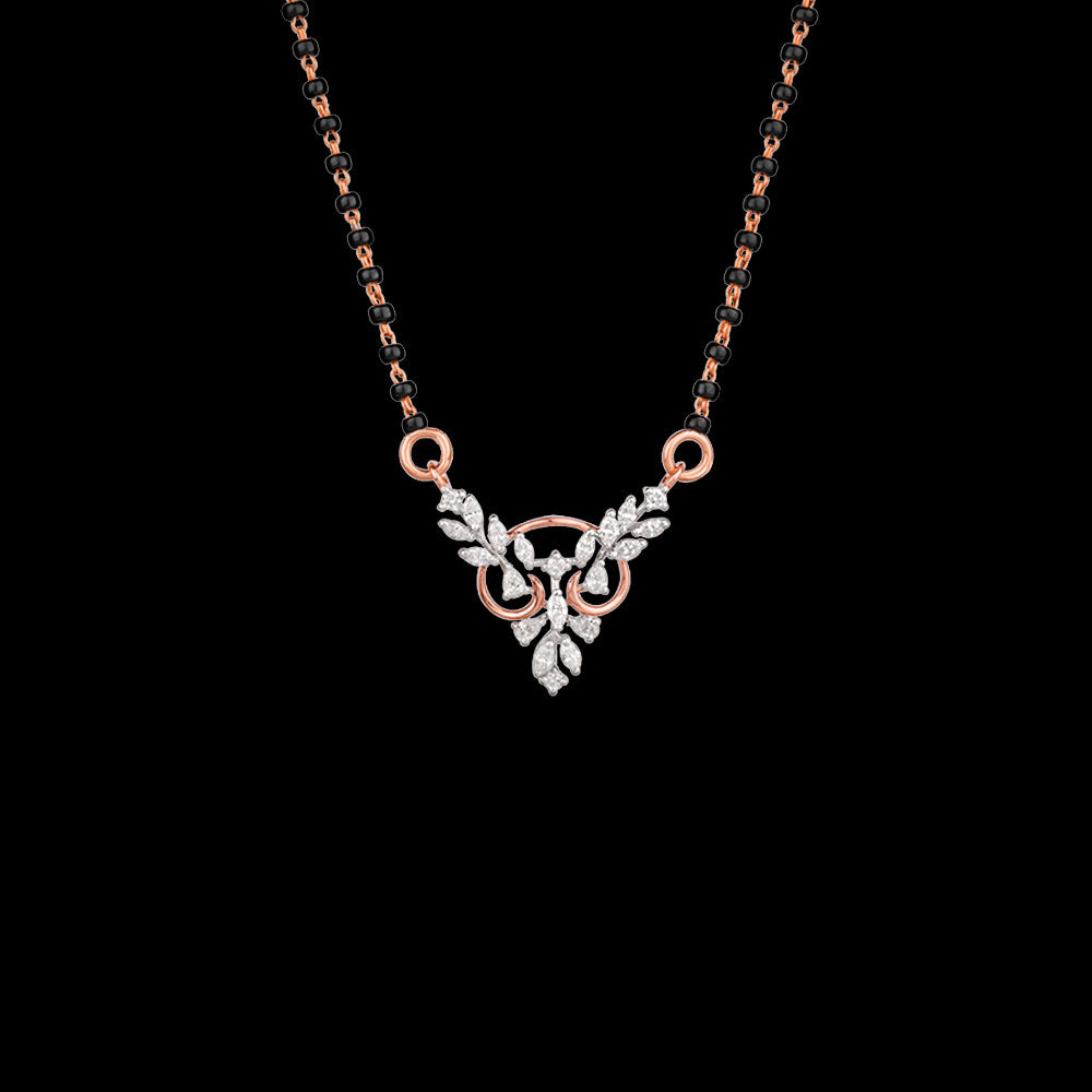 18K Two Tone Gold Diamond Tanmaniya - 0.58ct VVS-VS-EF