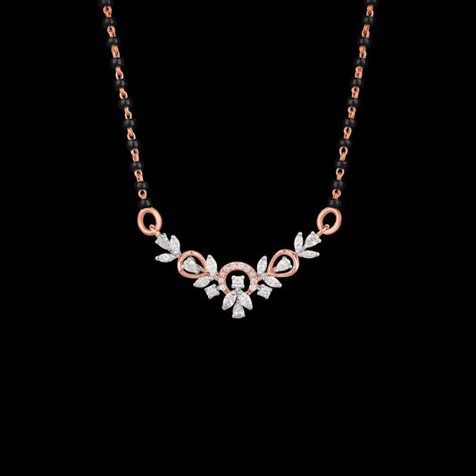 18K Two Tone Gold Diamond Tanmaniya - 0.53ct VVS-VS-EF
