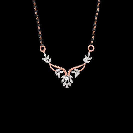 18K Two Tone Gold Diamond Tanmaniya - 0.64ct VVS-VS-EF