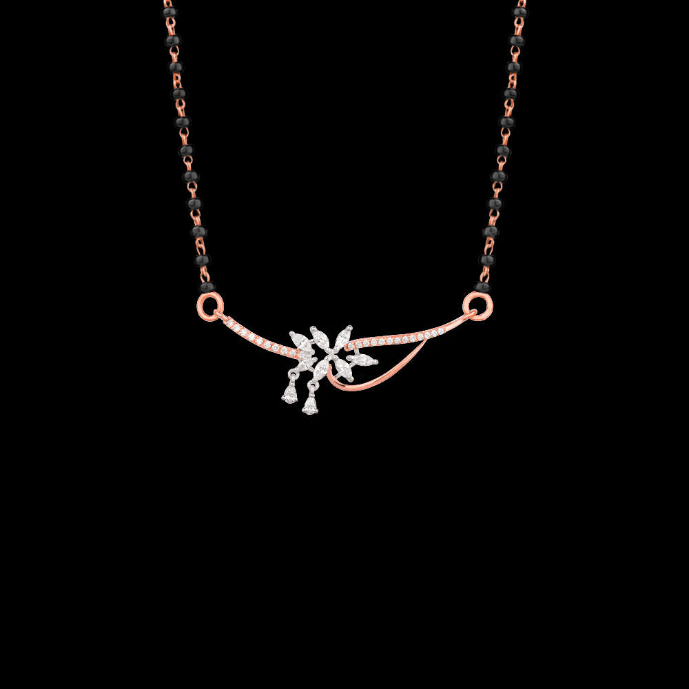 18K Two Tone Gold Diamond Tanmaniya - 0.52ct VVS-EF