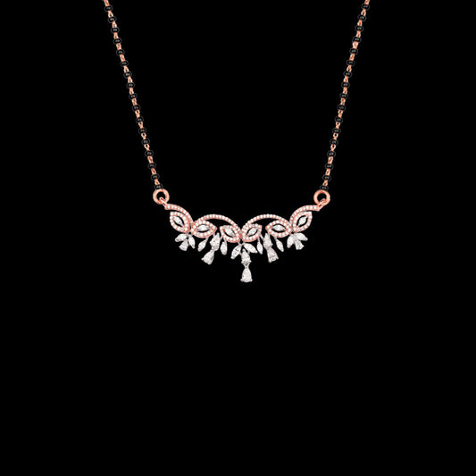 18K Two Tone Gold Diamond Tanmaniya - 1.234ct VVS-VS-FG