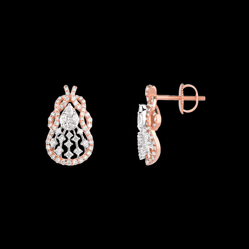 18K Two Tone Gold Diamond Jewellery - 0.91ct VS-SI-FG