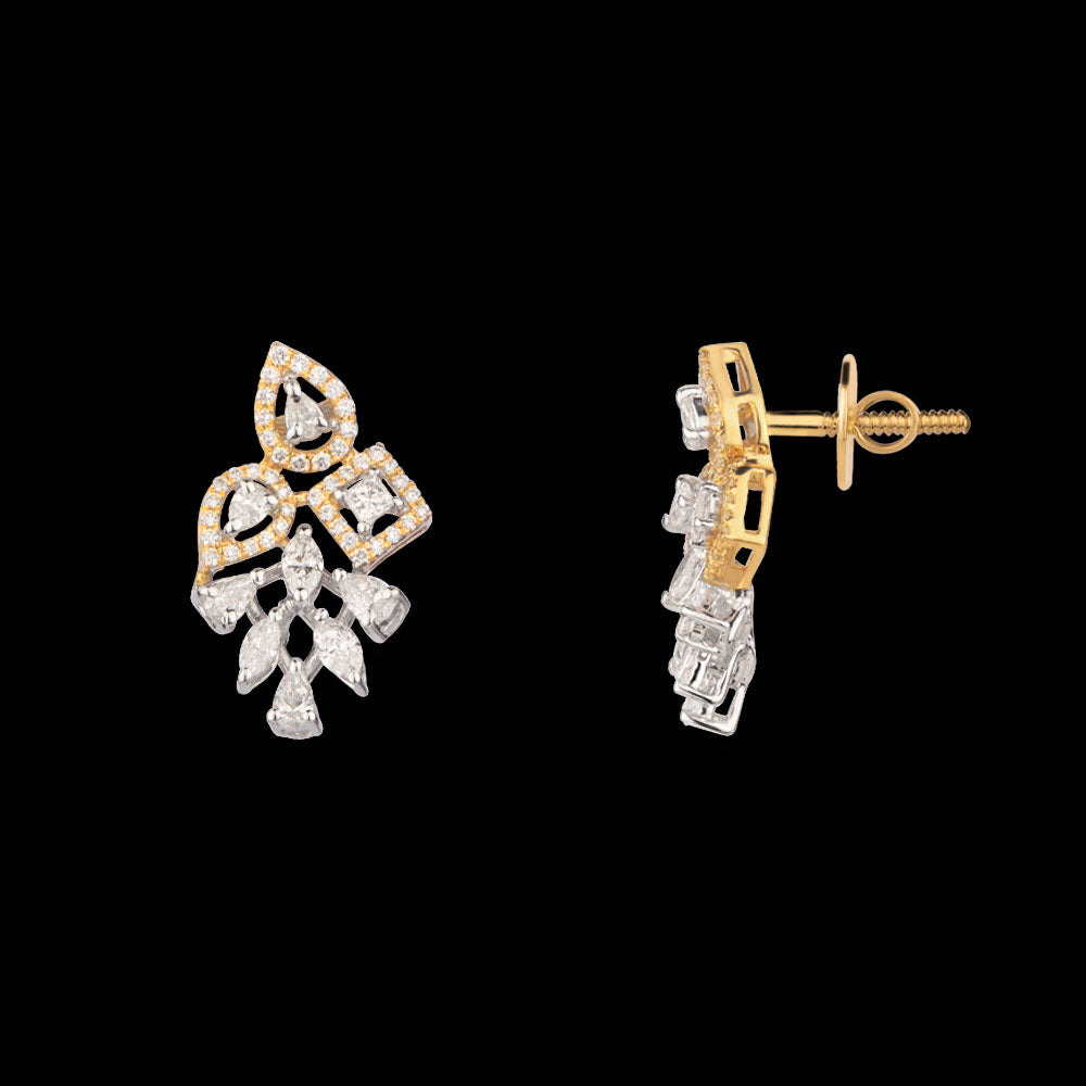18K Two Tone Gold Diamond Jewellery - 1.29ct VS-SI-FG