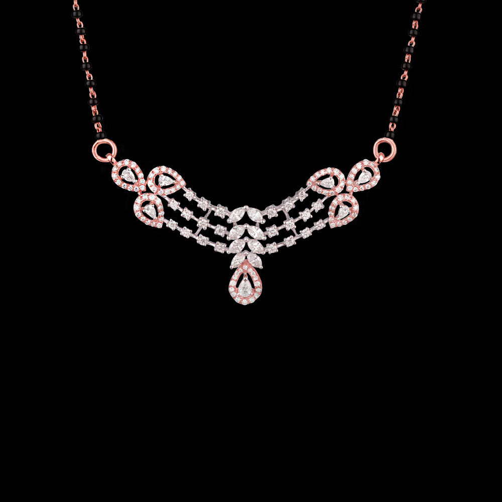 14K Two Tone Gold Diamond Tanmaniya - 1.5ct VS-FG