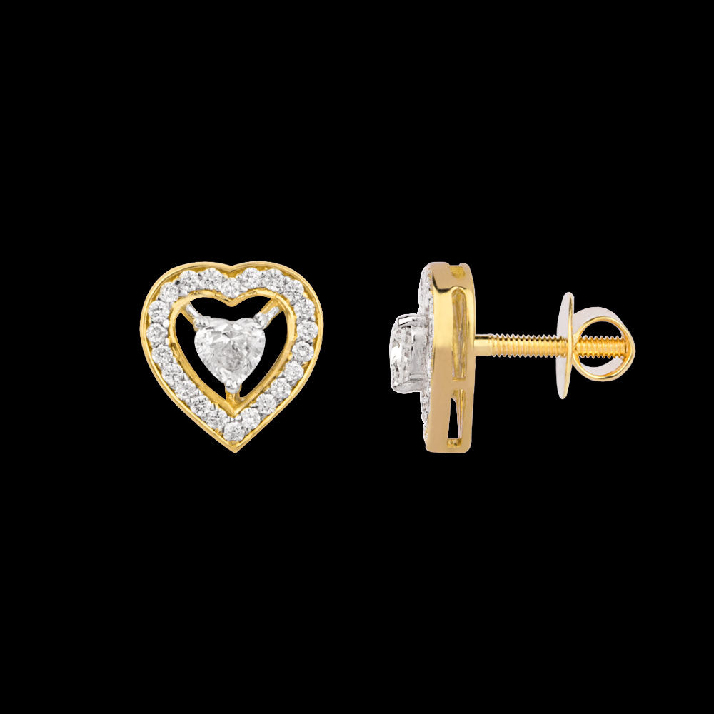 18K Two Tone Gold Diamond Jewellery - 0.47ct VVS-VS-GH