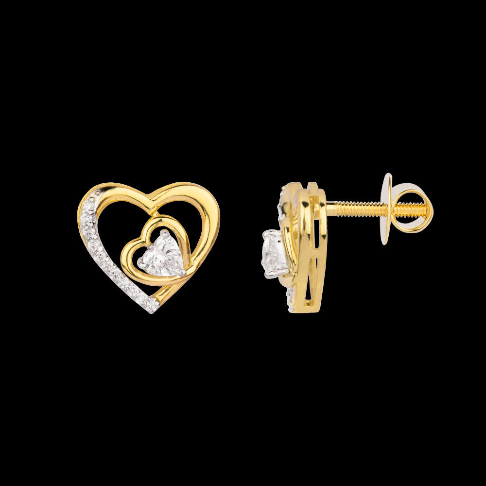 18K Two Tone Gold Diamond Jewellery - 0.453ct VVS-VS-GH