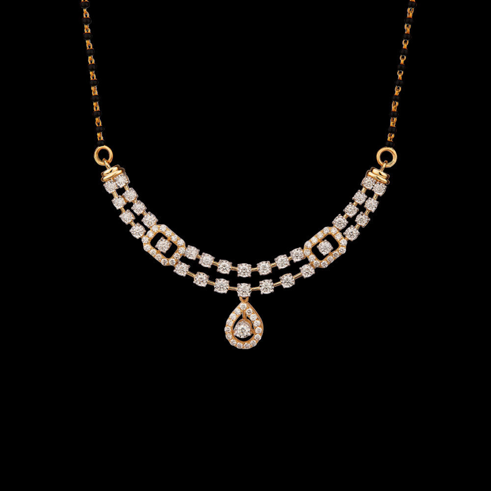 14K Two Tone Gold Diamond Tanmaniya - 1.3ct VVS-VS-GH