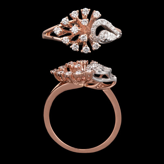 14K Two Tone Gold Diamond Jewellery - 0.338ct SI-GH