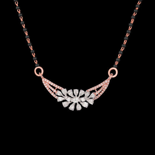14K Two Tone Gold Diamond Tanmaniya - 0.76ct VS-GH