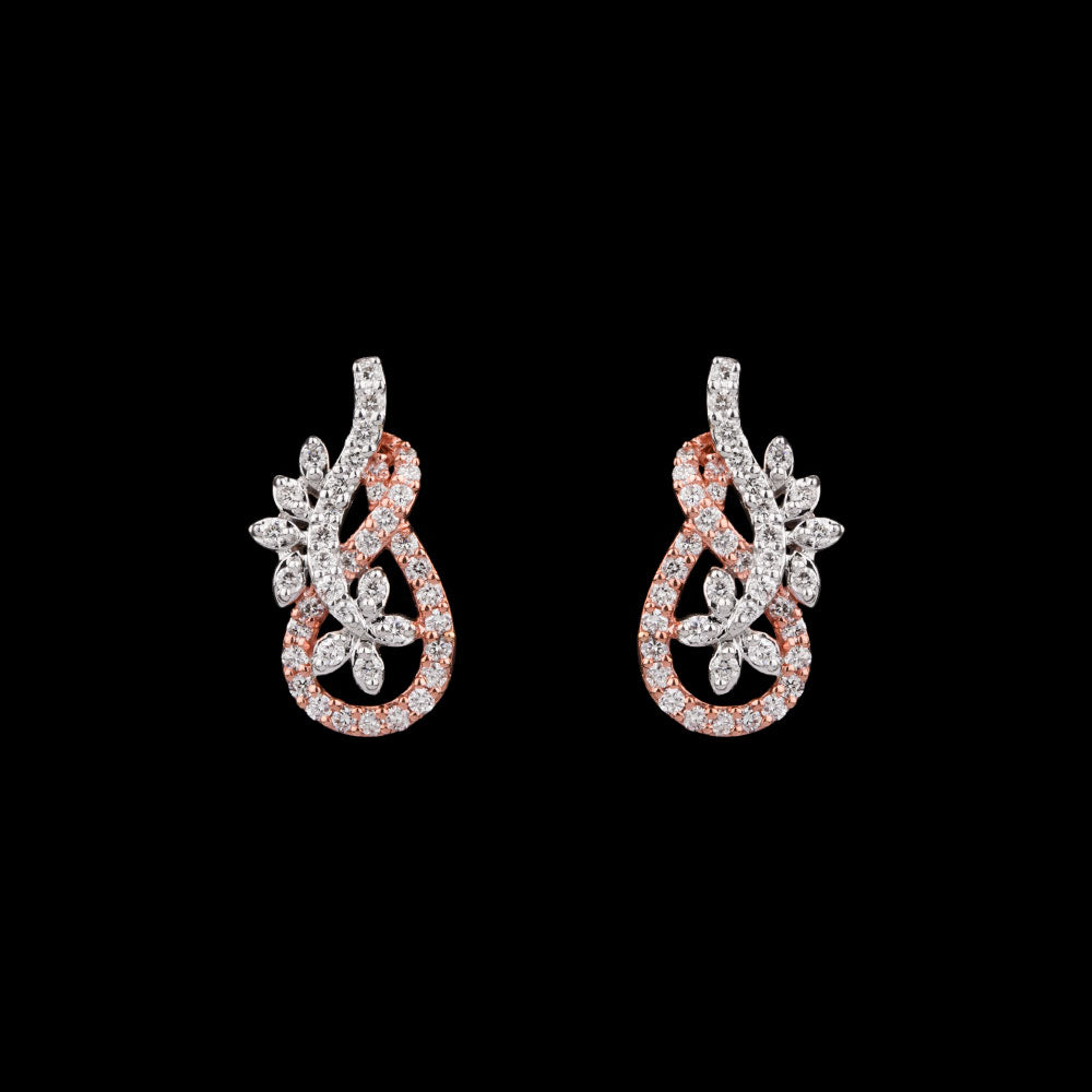 14K Two Tone Gold Diamond Jewellery - 1.03ct VVS-VS-GH