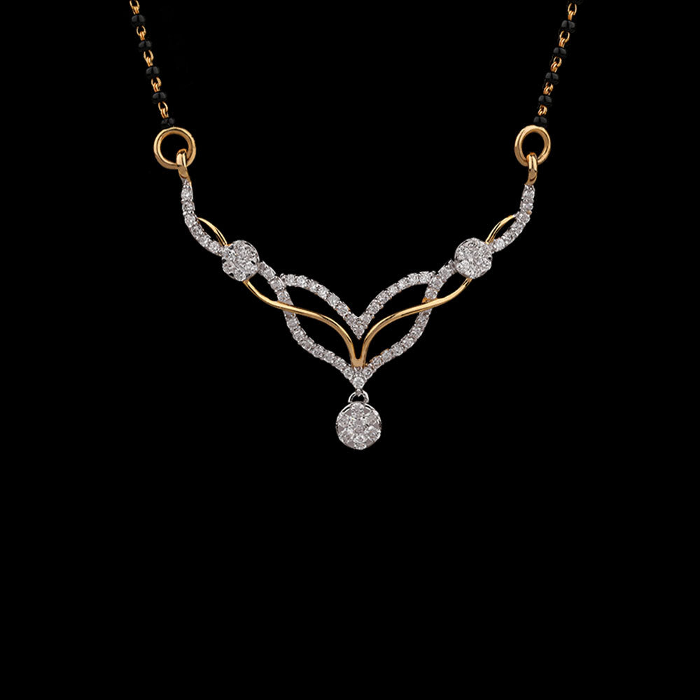 14K Two Tone Gold Diamond Tanmaniya - 0.71ct VVS-VS-GH