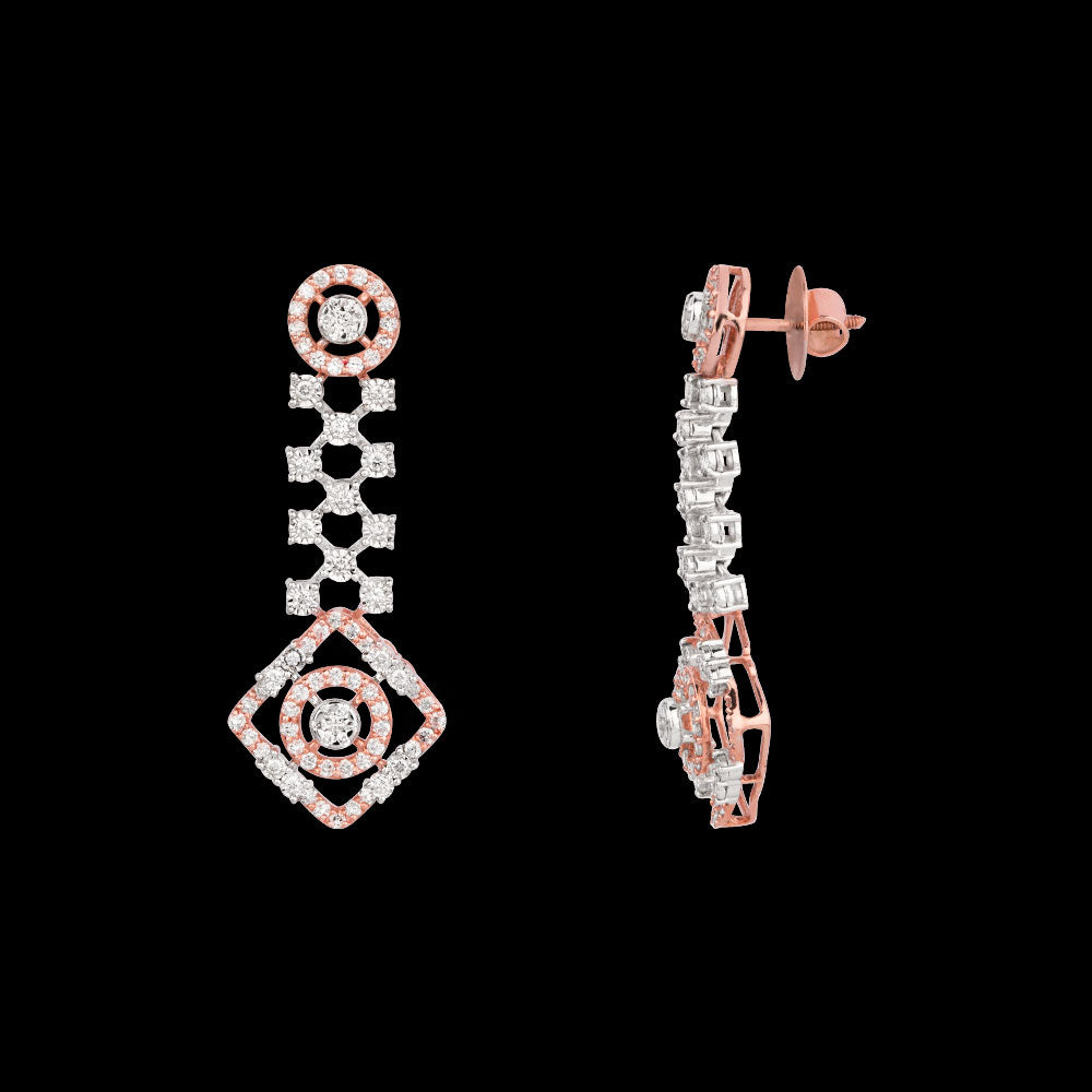 18K Two Tone Gold Diamond Jewellery - 1.172ct VVS-VS-GH