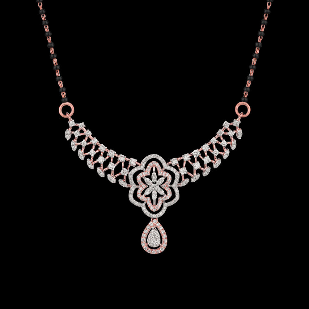 14K Two Tone Gold Diamond Tanmaniya - 1.42ct VVS-VS-GH