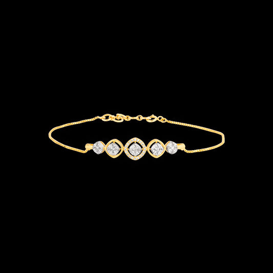 18K Two Tone Gold Diamond Jewellery - 0.604ct VVS-VS-EF