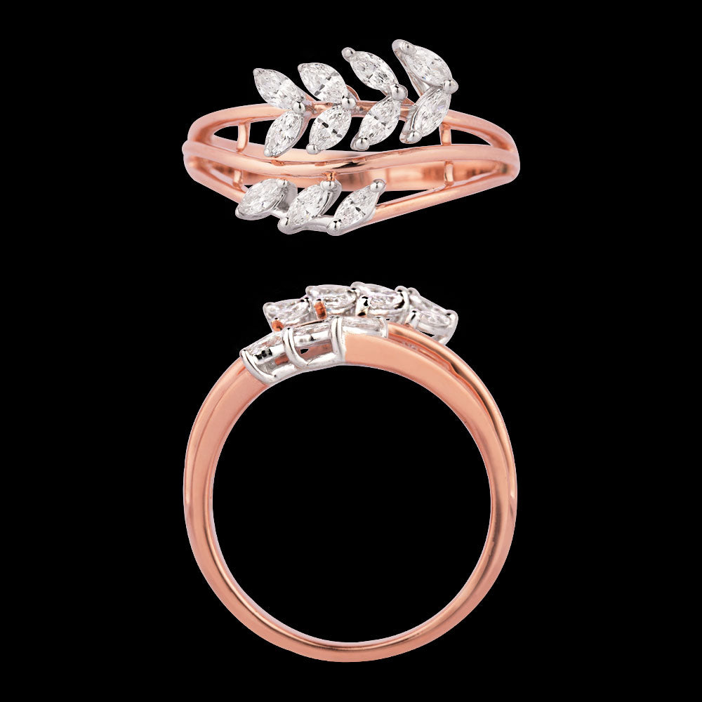 18K Two Tone Gold Diamond Jewellery - 0.46ct VVS-EF
