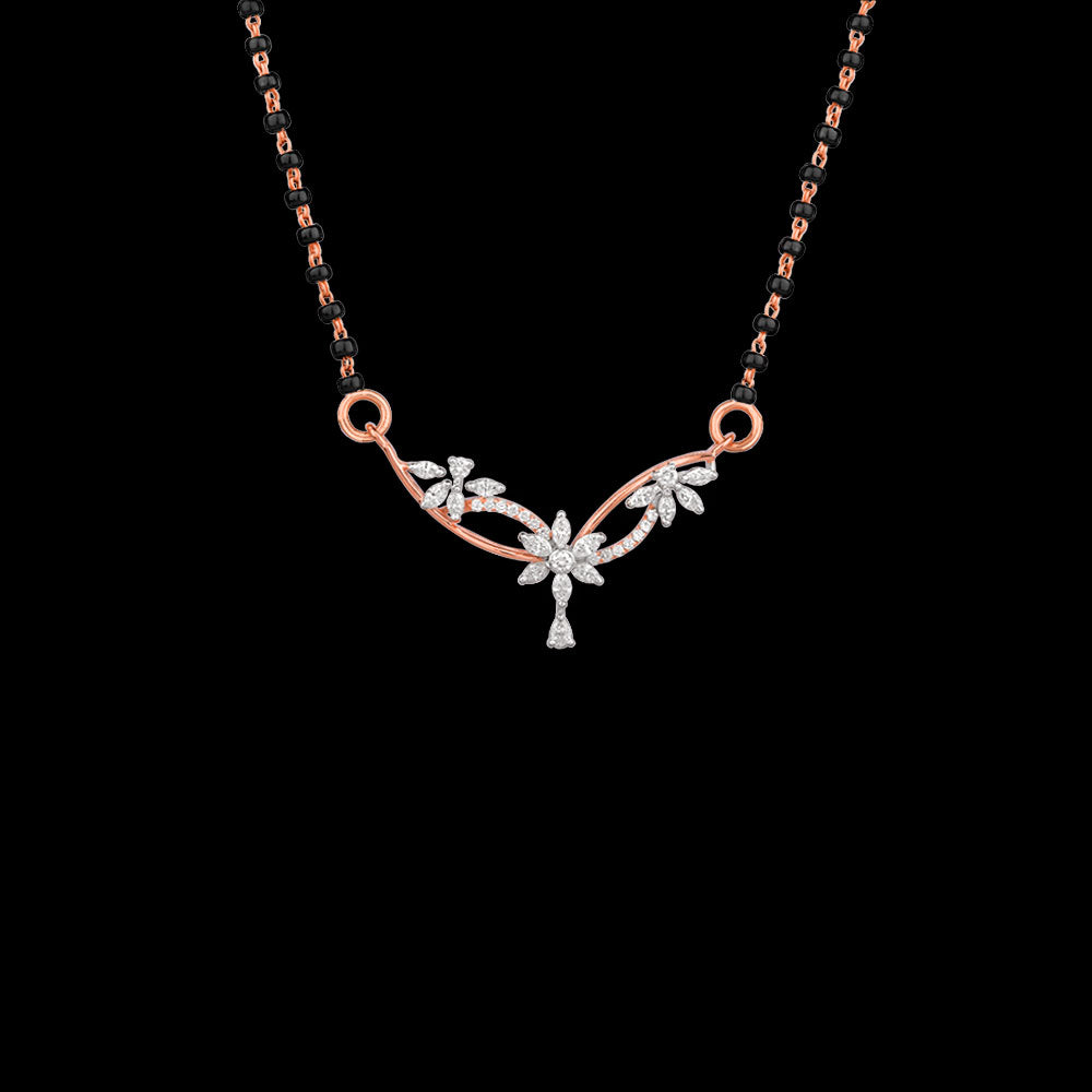 18K Rose Gold Diamond Tanmaniya - 0.49ct VVS-EF