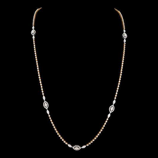 14K Two Tone Gold Diamond Jewellery - 5.362ct VVS-VS-GH