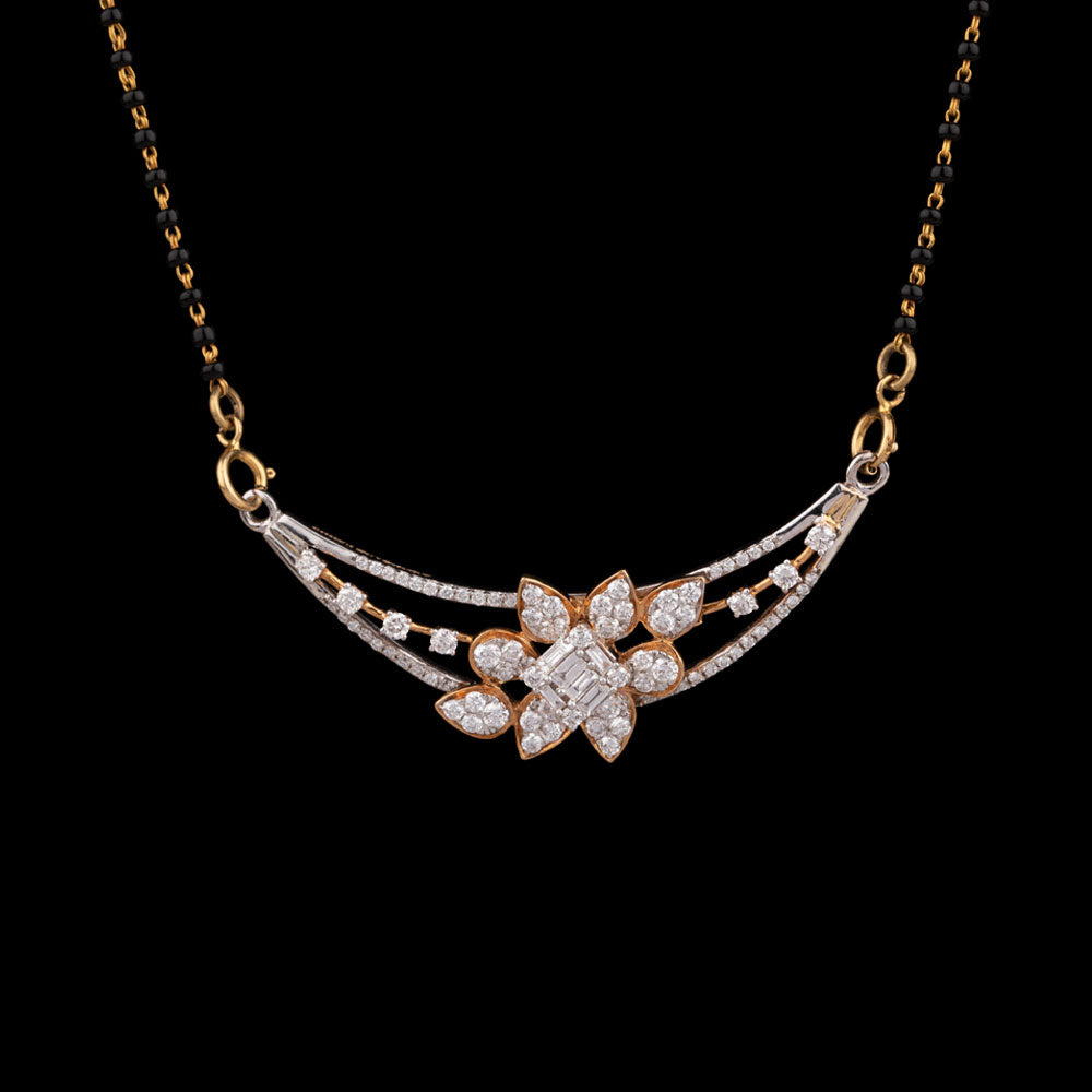 18K Two Tone Gold Diamond Tanmaniya - 0.9ct SI-GH