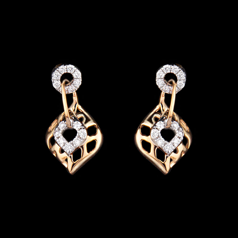 14K Two Tone Gold Diamond Jewellery - 0.14ct VS-HI