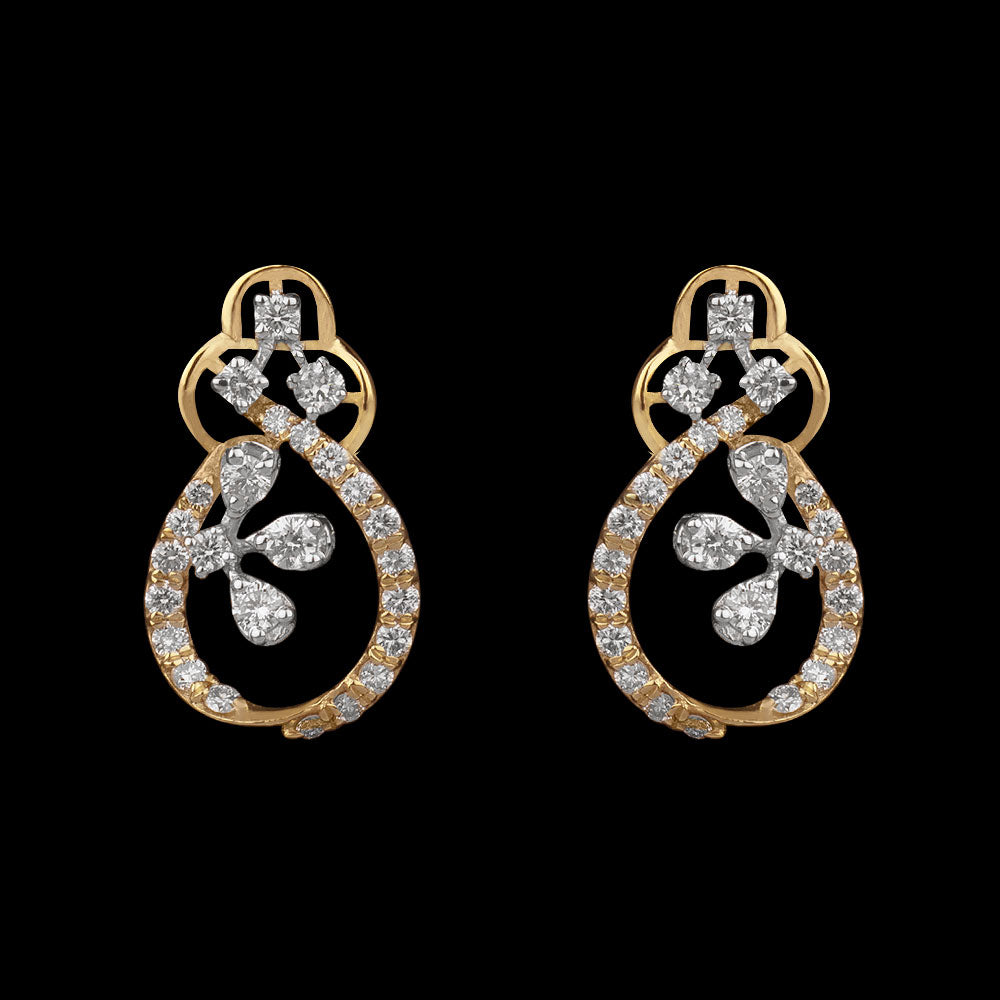 18K Two Tone Gold Diamond Jewellery - 0.53ct VVS-VS-GHI