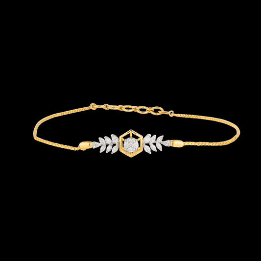 18K Two Tone Gold Diamond Jewellery - 0.466ct VVS-VS-EF