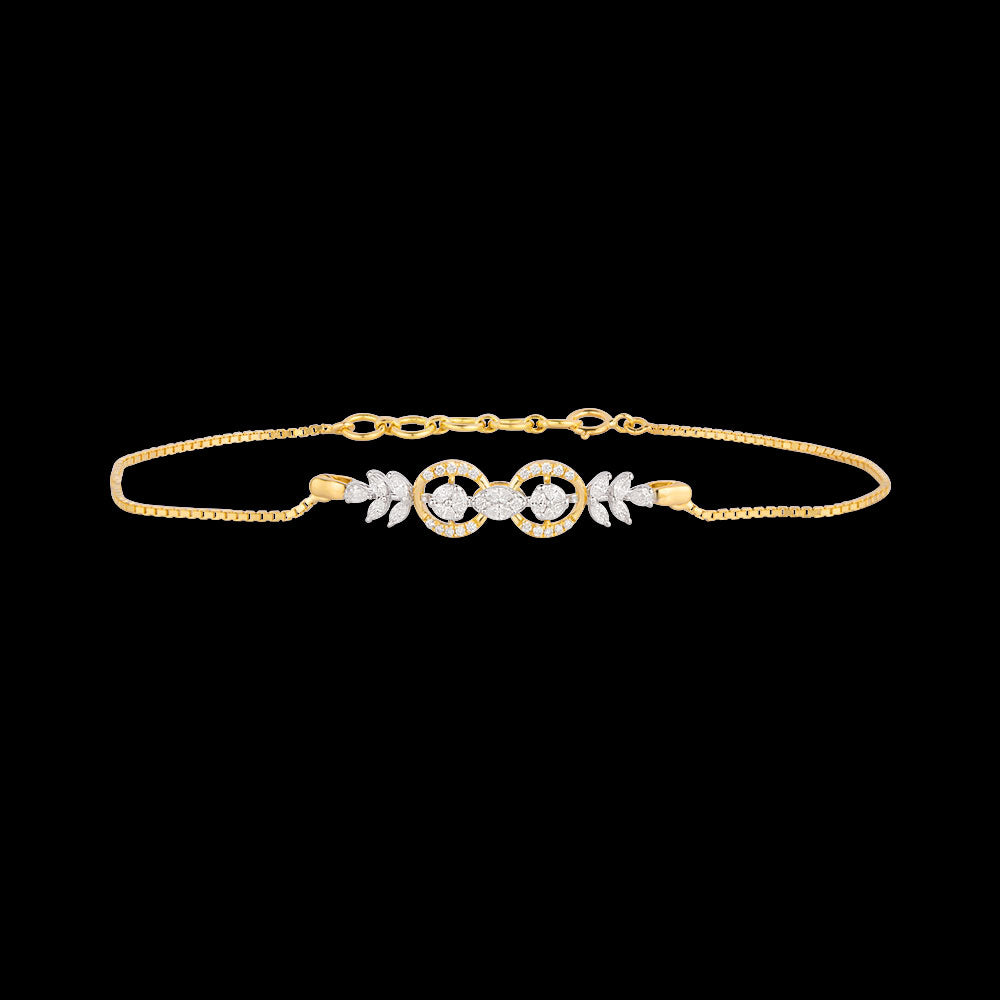 18K Two Tone Gold Diamond Jewellery - 0.499ct VVS-VS-EF