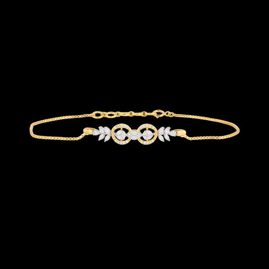 18K Two Tone Gold Diamond Jewellery - 0.499ct VVS-VS-EF