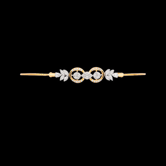 18K Two Tone Gold Diamond Jewellery - 0.786ct VVS-VS-EF