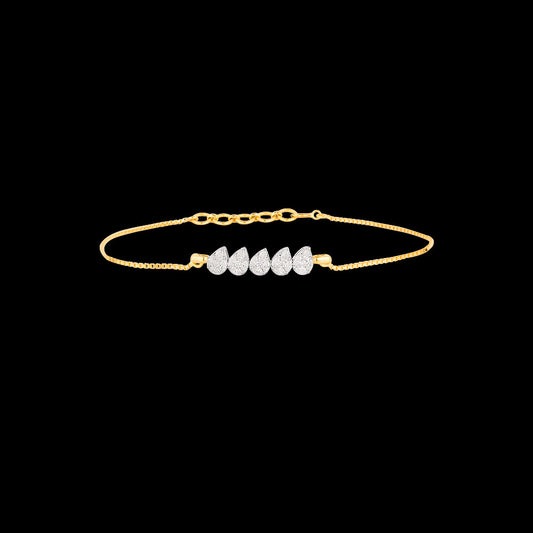 18K Two Tone Gold Diamond Jewellery - 0.5ct VVS-VS-EF