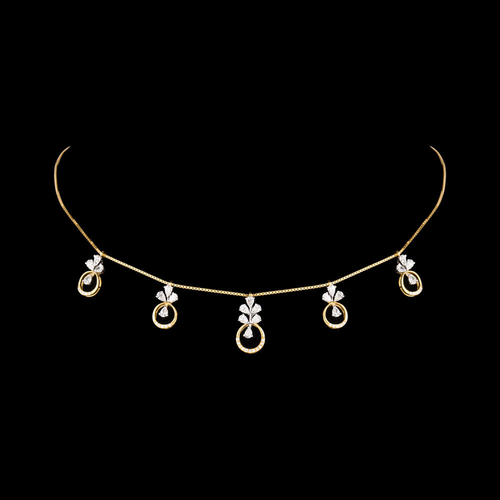 18K Two Tone Gold Diamond Jewellery - 1.767ct VVS-VS-EF