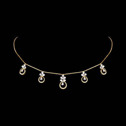 18K Two Tone Gold Diamond Jewellery - 1.767ct VVS-VS-EF