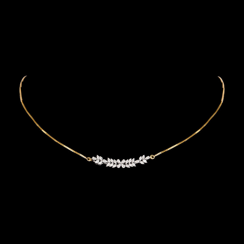 18K Two Tone Gold Diamond Jewellery - 0.936ct VVS-VS-EF