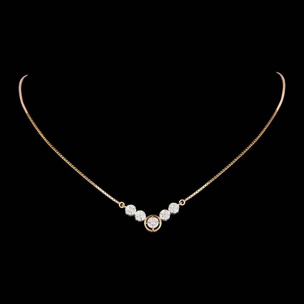 18K Two Tone Gold Diamond Jewellery - 0.493ct VVS-VS-EF